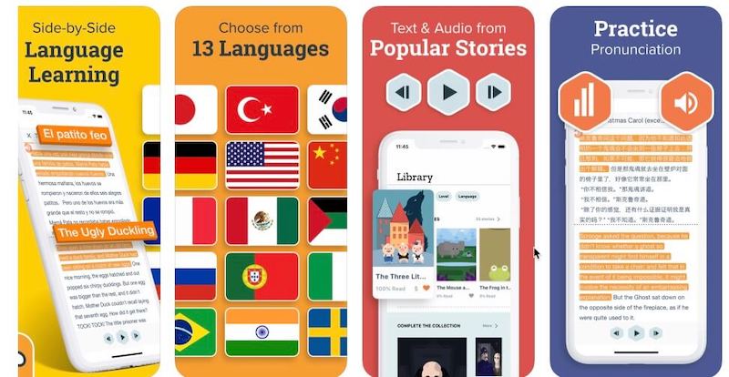 2024's May $39.99 Beelinguapp Language Learning App Lifetime Subscription