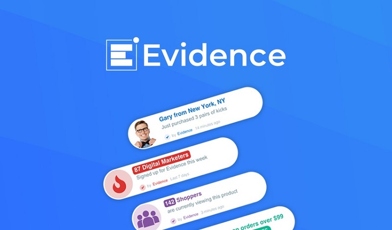 $49 Evidence Real-Time Social Proof Lifetime Subscription