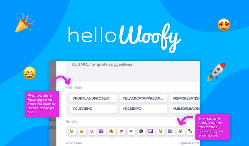 $49 HelloWoofy™ Social Media Management 1-Year Subscription
