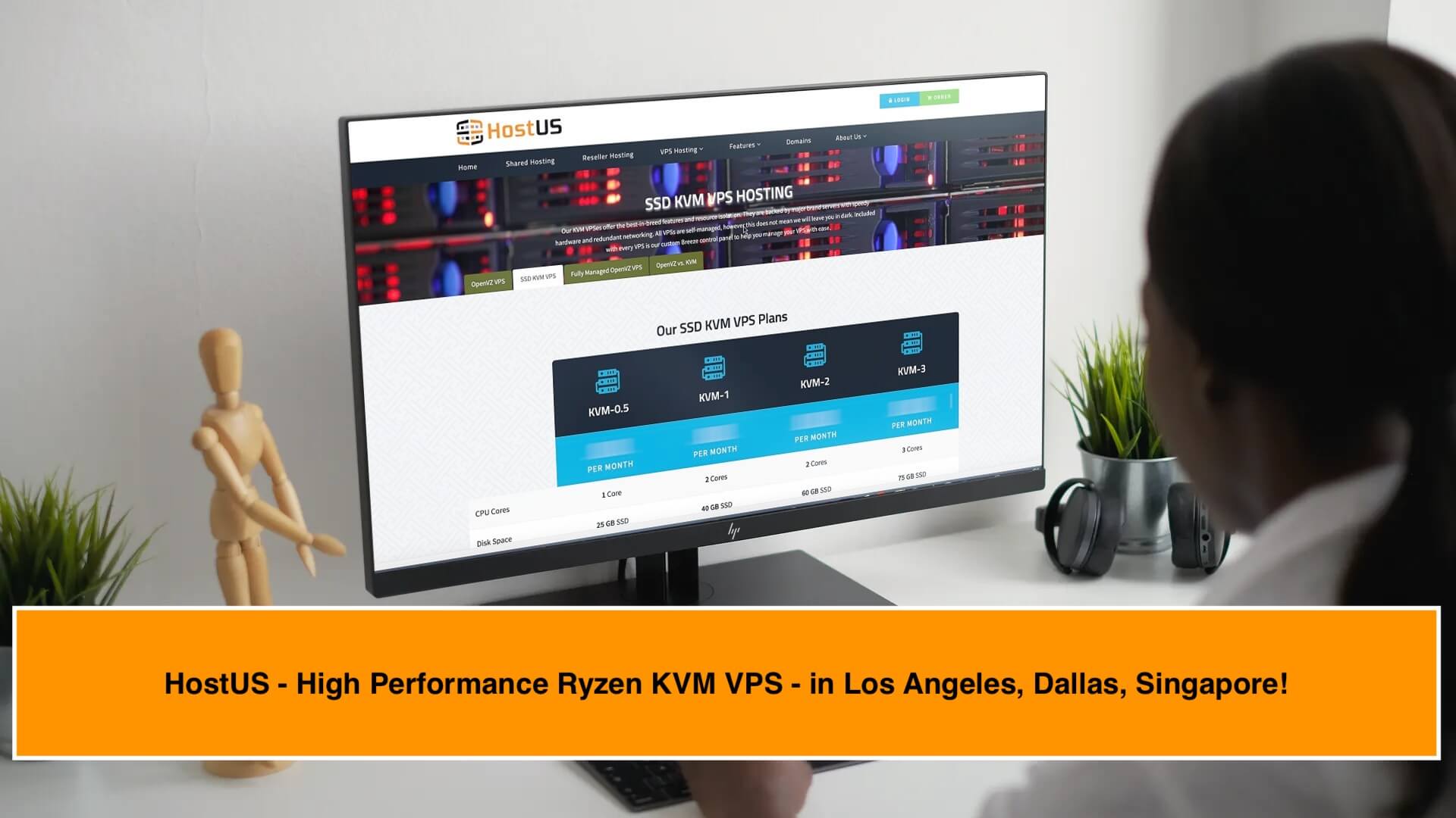 2022's January, HostUS - High Performance Ryzen KVM VPS - in Los Angeles, Dallas, Singapore!