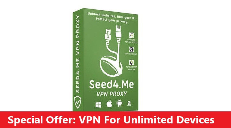 $19.99 Seed4.Me VPN 3-Year Deal (Unlimited Devices)