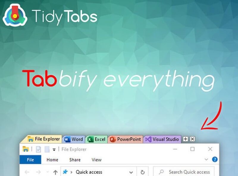 TidyTabs Windows Manager Professional Lifetime License $21.99